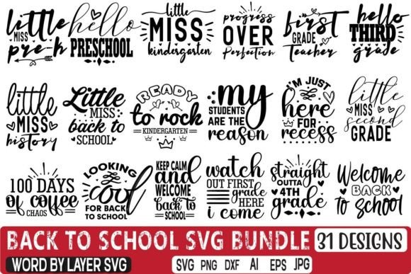 Back to School SVG Bundle Vol.16 Review