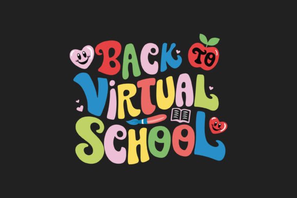Back to Virtual School T Shirt Design