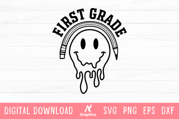 First Grade SVG: A Graphic Design Asset for T-Shirt Designs