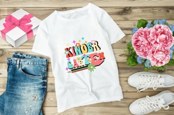 KINDERGARTEN-HELLO KINDERGARDEN VIBES Graphics & T-Shirt Designs