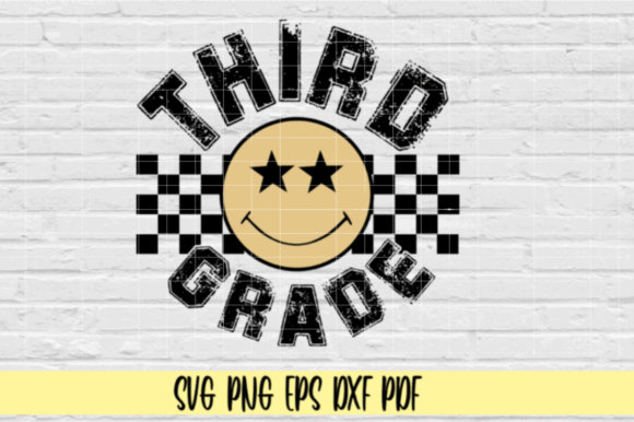 Third Grade Retro SVG Design Review